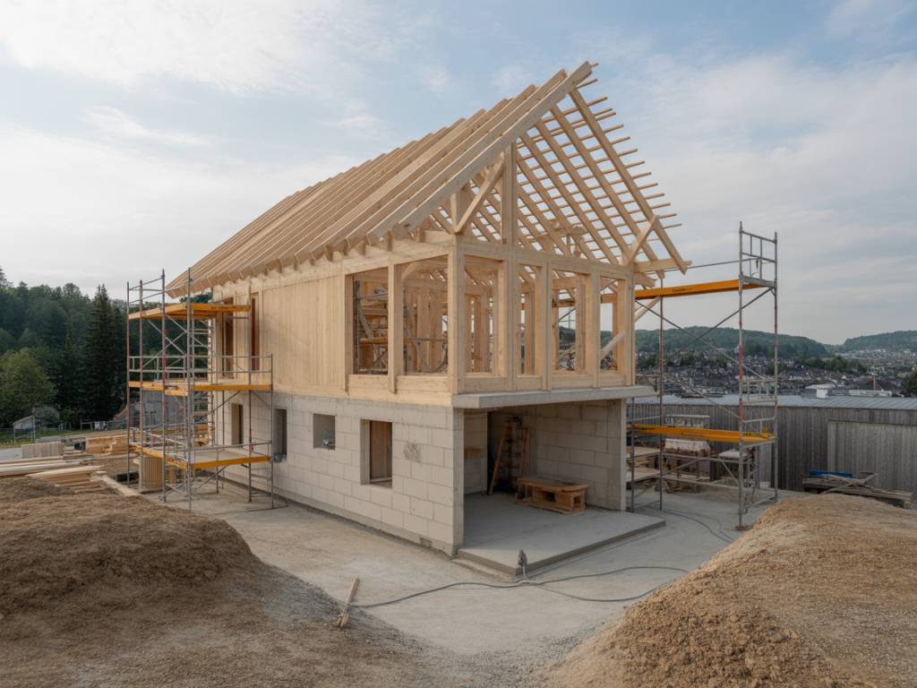 Suivi de chantier connecté : capteurs, applications et maquette numérique pour la construction bois